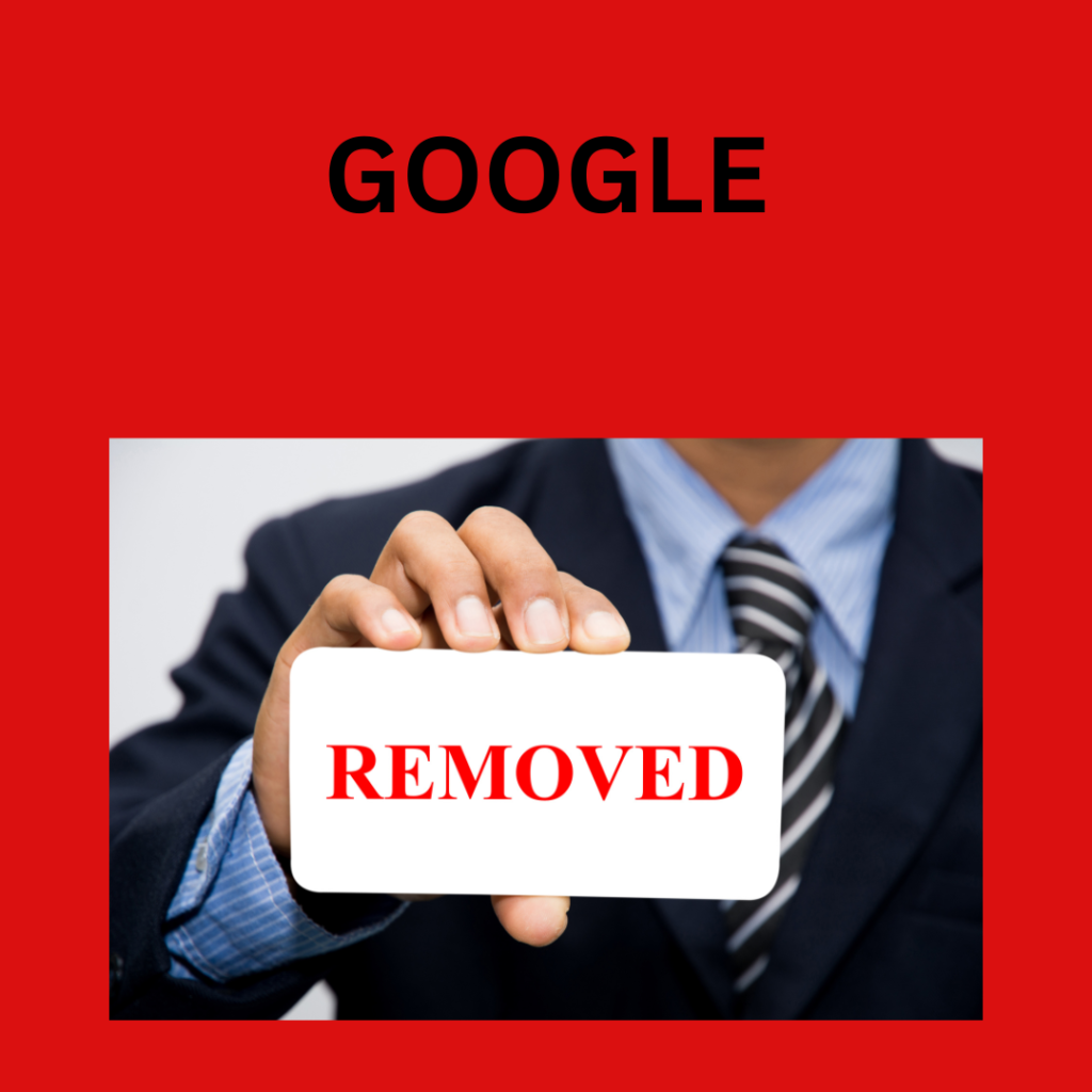 how to remove negative google search results